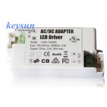 AC-DC 6W 12V 500mA AC-DC Constant Voltage LED Driver Power Supply with CE UL cUL: